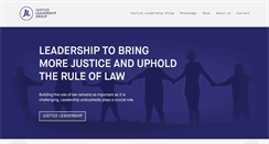 Desktop Screenshot of justiceleaders.org